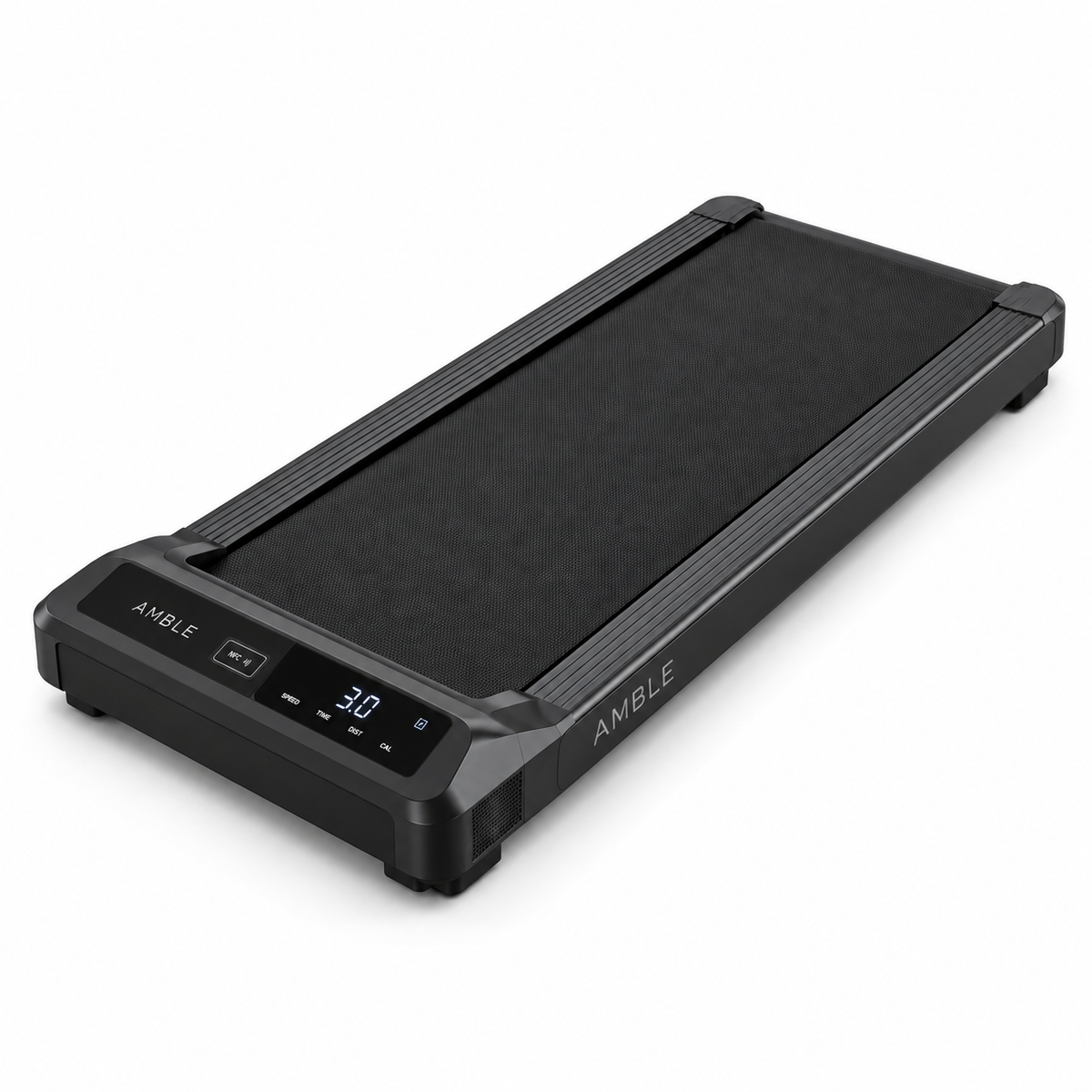 AMBLE Go walking treadmill, three-quarter view